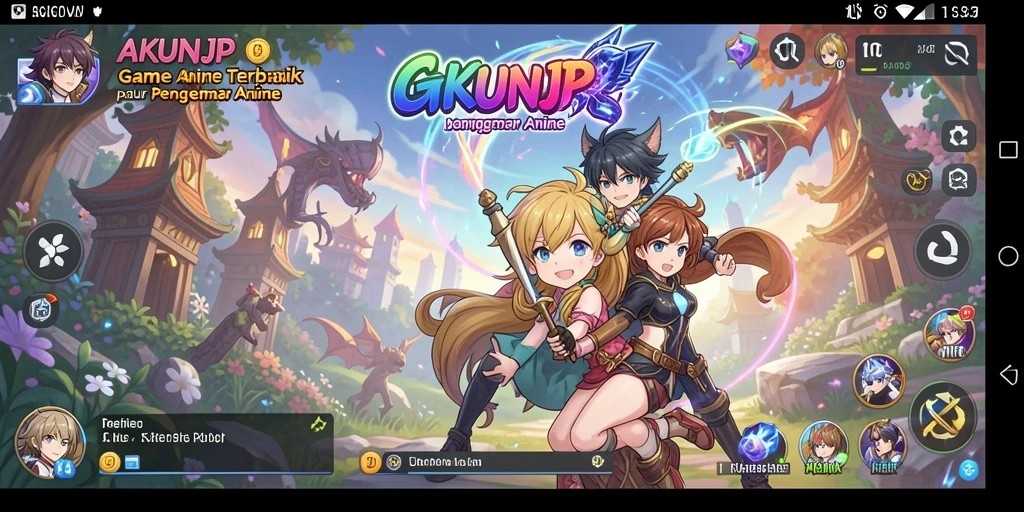 Menampilkan gameplay seru dari dunia anime yang mengasyikkan.