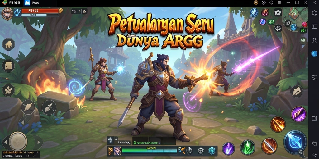 Gameplay FB168 dengan pertarungan ARPG yang intens dan seru.