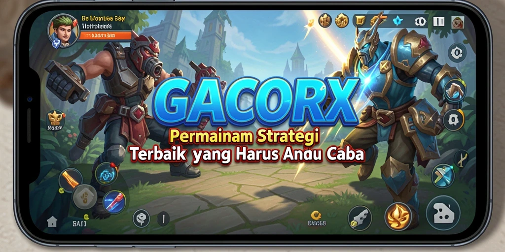 Tampilan gameplay GACORX yang menegangkan dan strategis.
