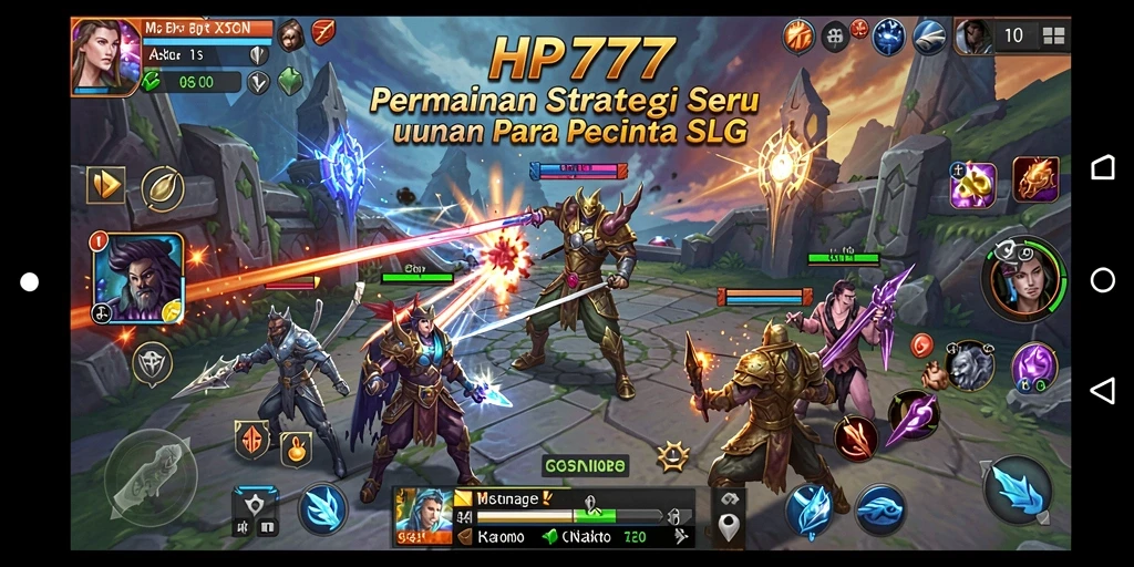 Tampilan menarik dari gameplay seru di HP777 dengan aksi SLG.