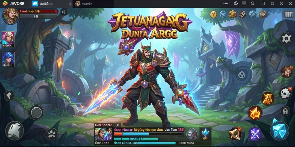 Tampilan seru dari gameplay ARPG di JAVO88.
