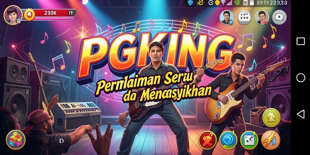 Tampilan gameplay PGKING yang seru dan interaktif.