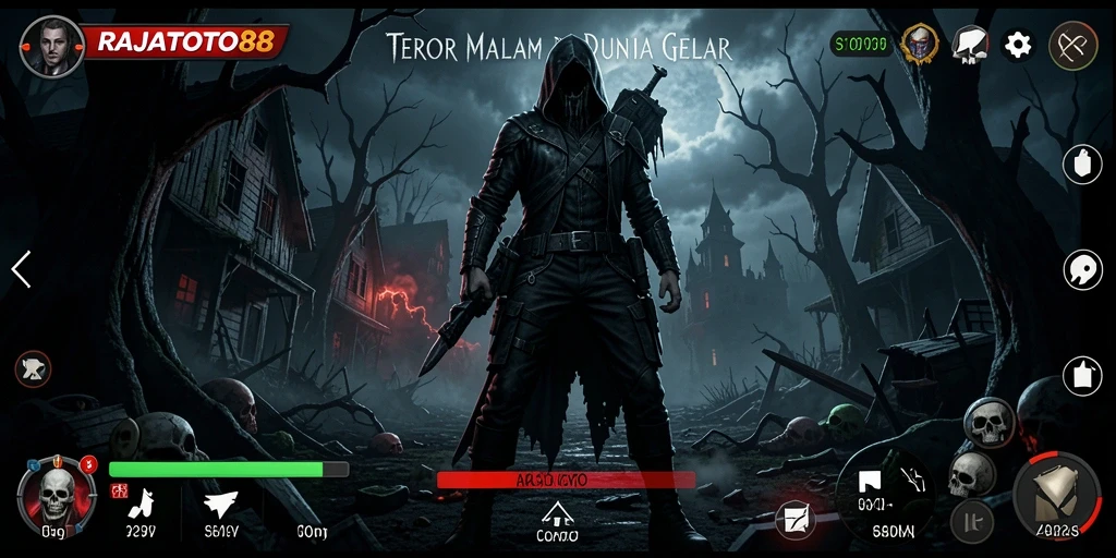 Screenshot utama RAJATOTO88 menampilkan suasana Horror yang mencekam.