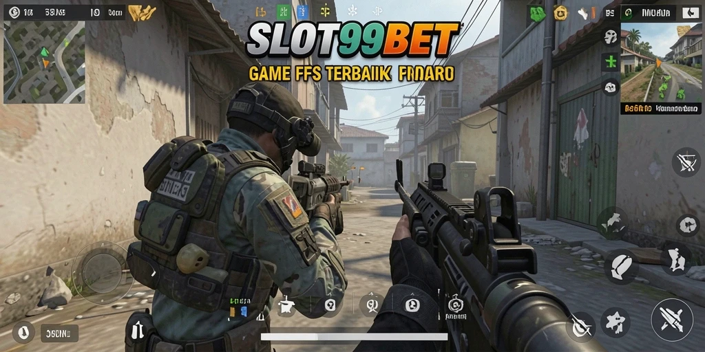 Gameplay seru di SLOT99BET dengan aksi tembak-menembak intens.