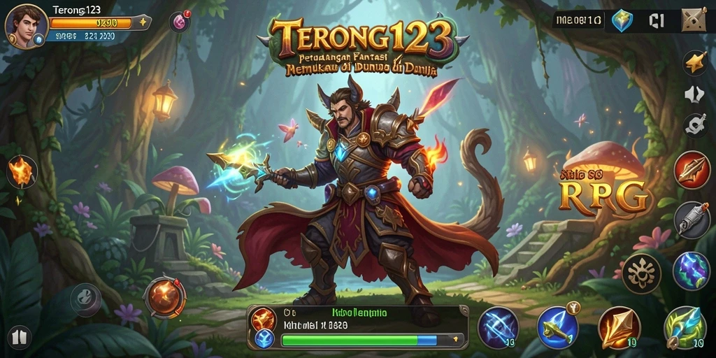 Tangkapan layar utama dari gameplay RPG menampilkan aksi seru dan petualangan menarik.